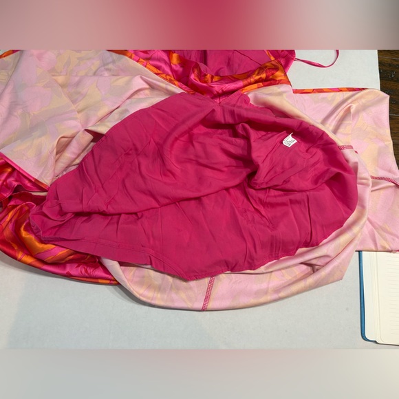 Fortunate One Find Your Meaning Maxi Dress NWT, size XL, pink and orange pattern - Picture 7 of 12